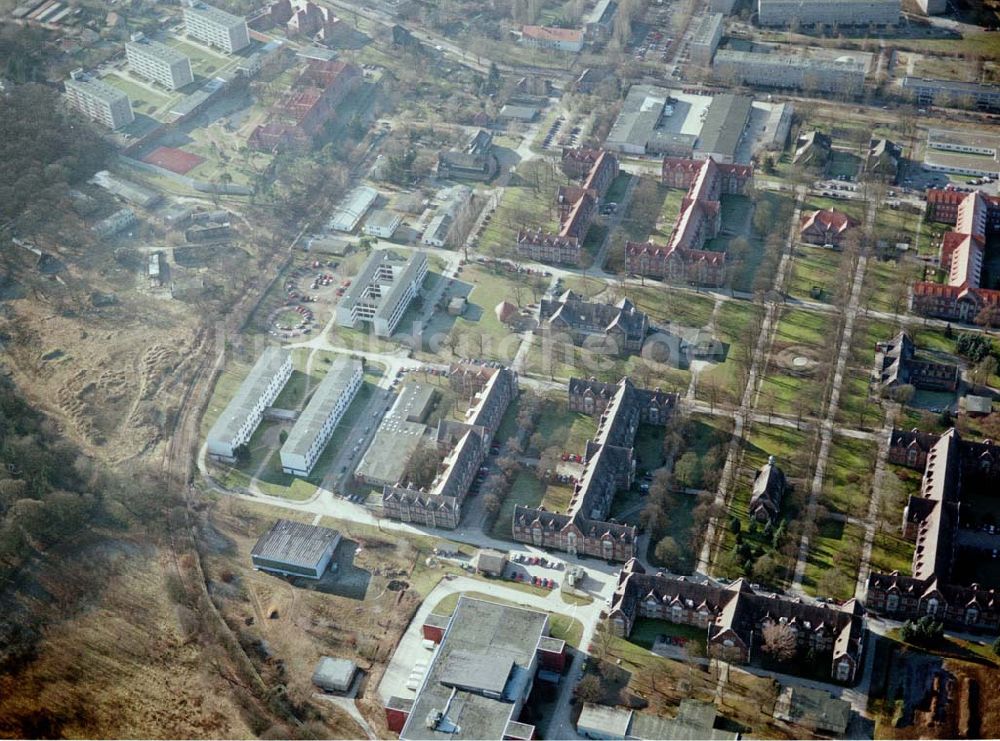 Luftaufnahme Berlin - Buch - Gelände des Klinikums Berlin - Buch.