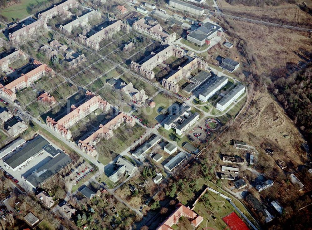 Luftaufnahme Berlin - Buch - Gelände des Klinikums Berlin - Buch.