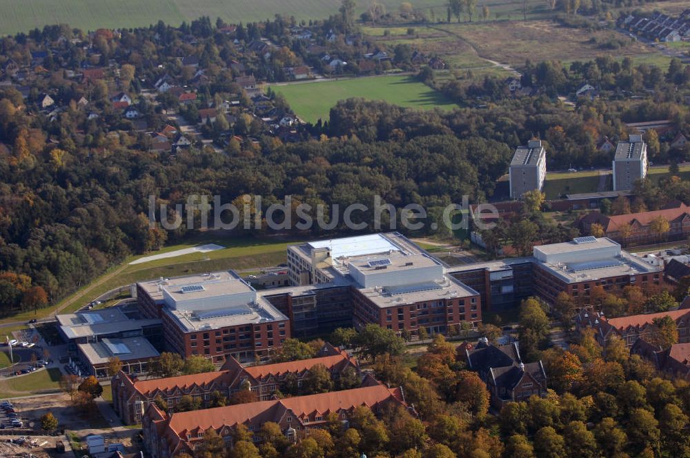 Berlin aus der Vogelperspektive: Gelände des Klinikums Berlin/ Buch