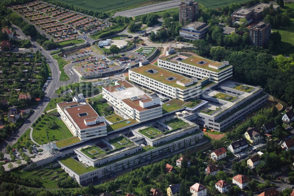 Würzburg von oben - Gelände des Klinikums der Universitätsklinik Würzburg in Würzburg im Bundesland Bayern. // The University Medical Center of Würzburg in Würzburg in Bavaria