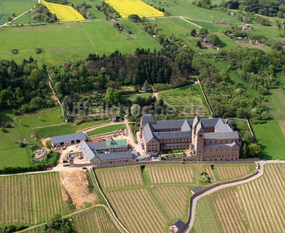 Rüdesheim Eibingen aus der Vogelperspektive: Gelände des Klosters der Benediktinerinnen Abtei St. Hildegard (Rüdesheim am Rhein) in Hessen