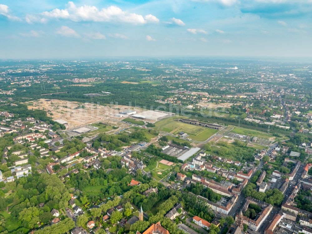 Luftbild Gelsenkirchen - Gelände des künftigen Industriepark Schalker Verein Ost am Logistikzentrum von Wheels Logisitics in Gelsenkirchen im Bundesland Nordrhein-Westfalen