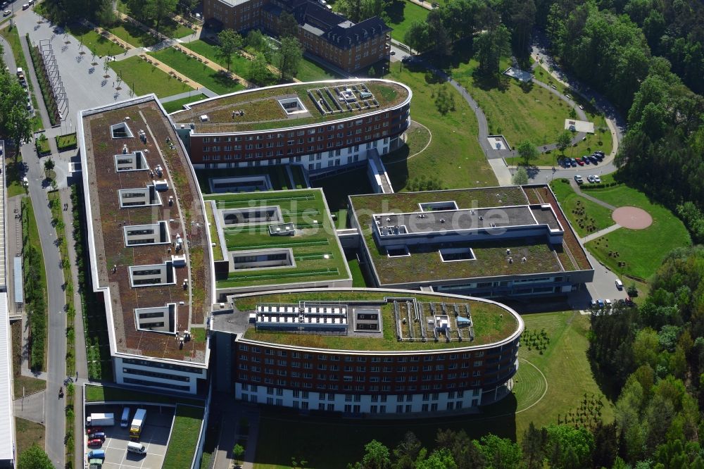 Luftaufnahme Gera - Gelände des Krankenhaus des SRH Wald-Klinikum Gera in Thüringen