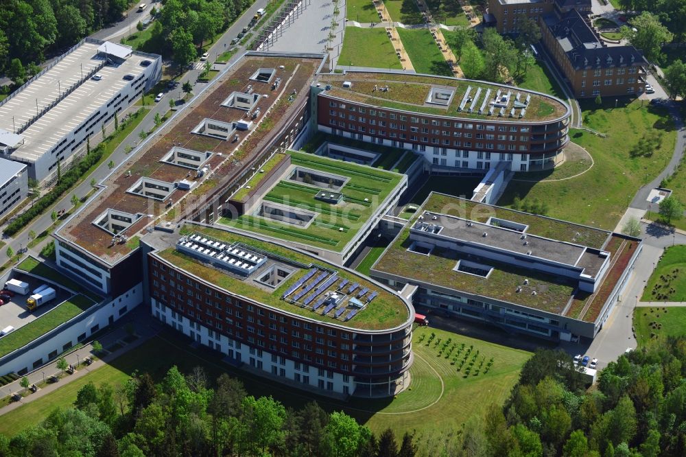 Luftbild Gera - Gelände des Krankenhaus des SRH Wald-Klinikum Gera in Thüringen