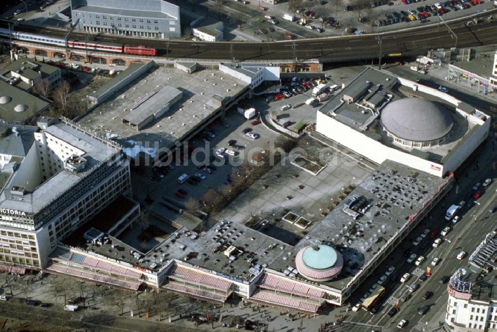 Berlin - Charlottenburg von oben - Gelände des Kranzler Eckes am Berliner Kurfürstendamm in Charlottenburg