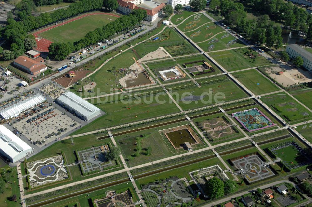 Luftaufnahme ORANIENBURG - Gelände der LAGA Landesgartenschau 2009 am Oranienburger Schloß