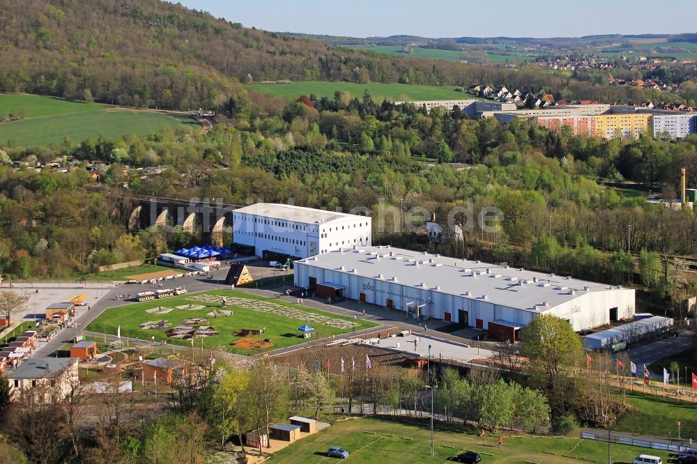 Luftaufnahme Löbau - Gelände der Landesgartenschau in Löbau im Bundesland Sachsen