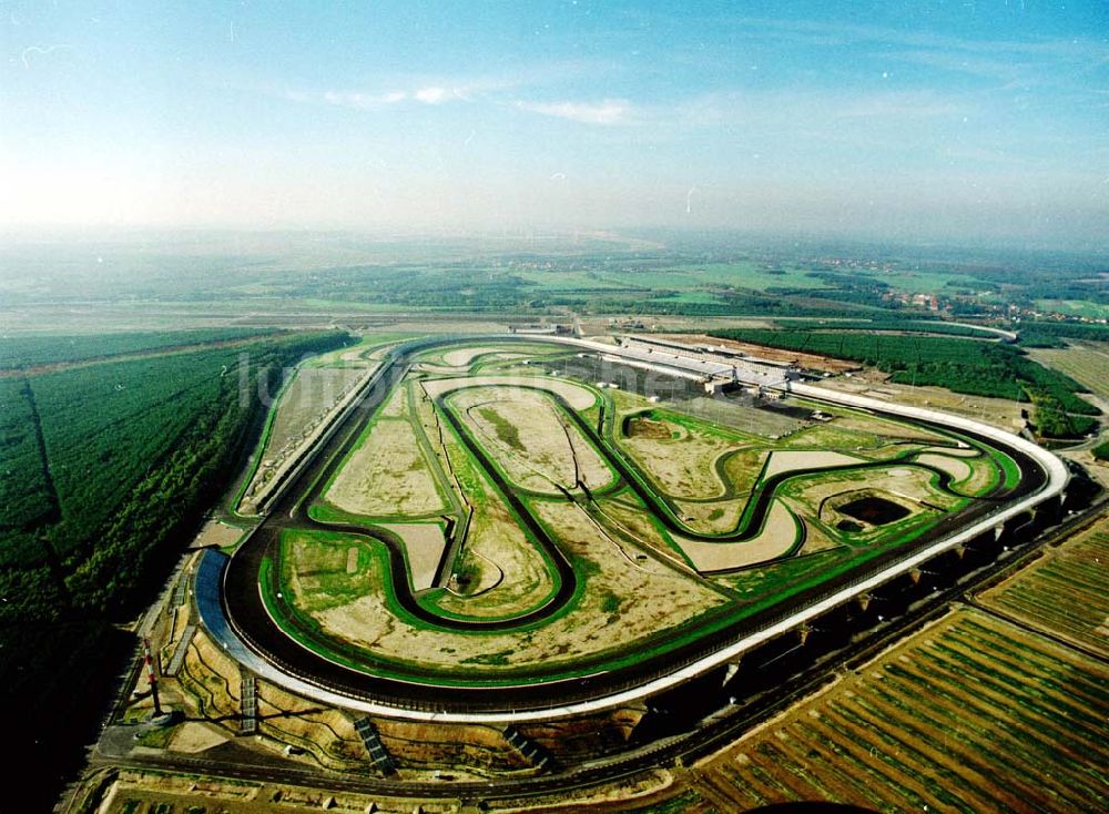 Klettwitz von oben - Gelände des Lausitzringes (Euro - Speedway) bei Klettwitz in Brandenburg.