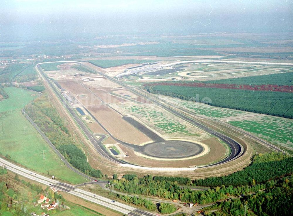 Klettwitz von oben - Gelände des Lausitzringes (Euro - Speedway) bei Klettwitz in Brandenburg.