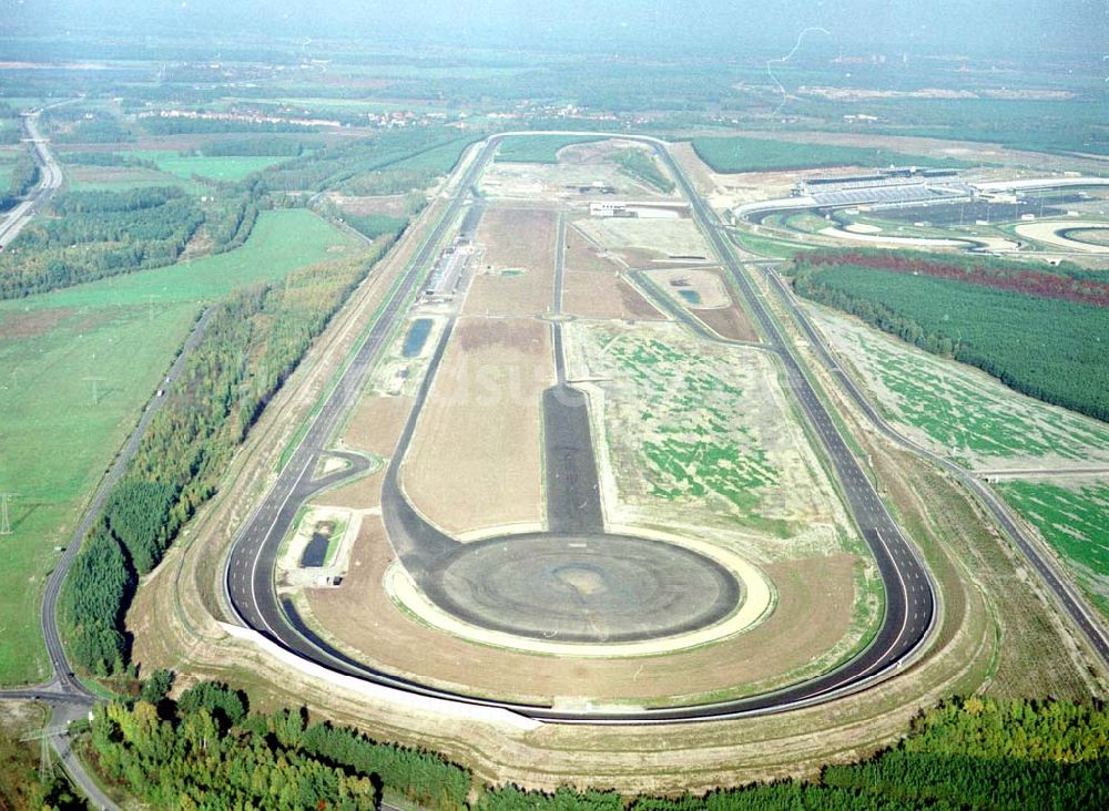 Luftaufnahme Klettwitz - Gelände des Lausitzringes (Euro - Speedway) bei Klettwitz in Brandenburg.