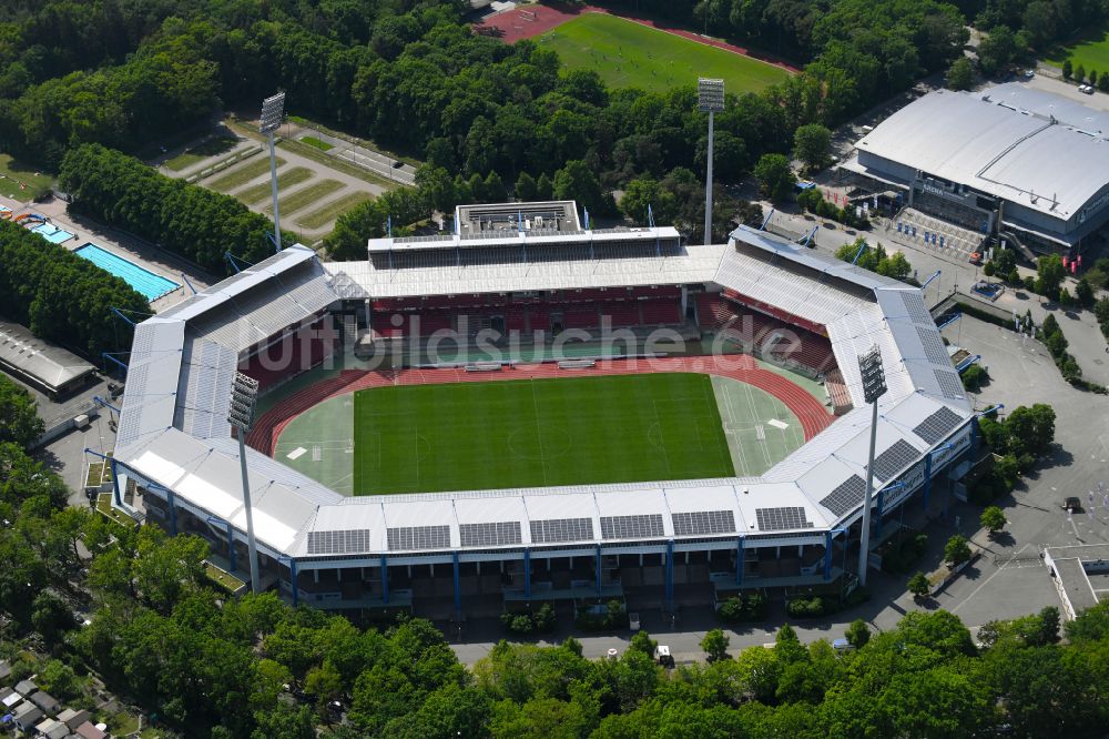 Luftbild Nürnberg - Gelände am Max- Morlock- Stadion in Nürnberg im Bundesland Bayern