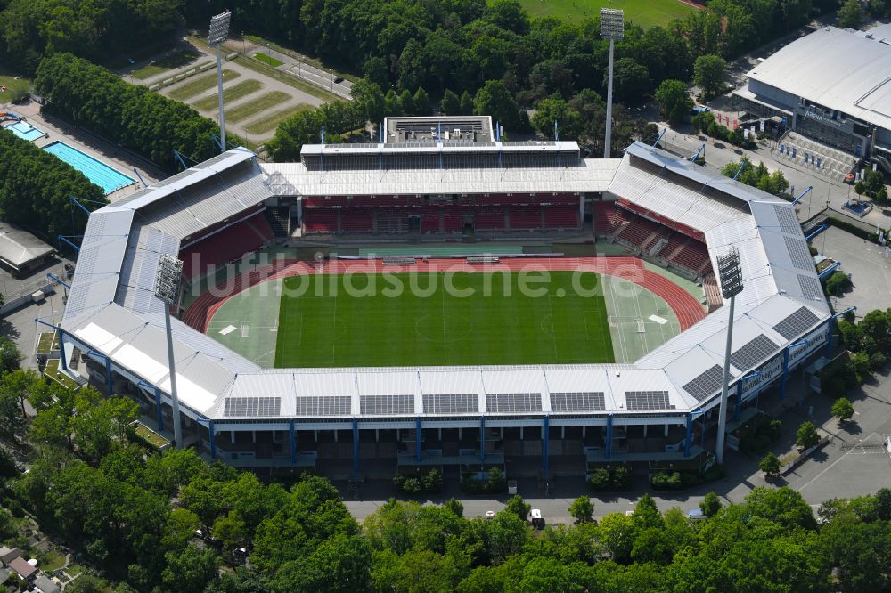 Luftaufnahme Nürnberg - Gelände am Max- Morlock- Stadion in Nürnberg im Bundesland Bayern