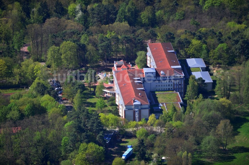 Luftbild Hoppegarten - Gelände der Median Klinik Hoppegarten im Bundesland Brandenburg