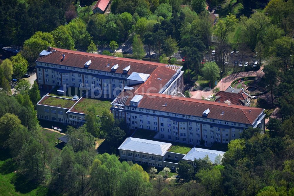 Luftbild Hoppegarten - Gelände der Median Klinik Hoppegarten im Bundesland Brandenburg