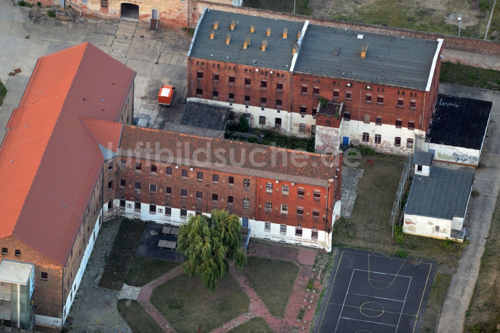 Cottbus aus der Vogelperspektive: Gelände des Menschenrechtszentrums im ehemaligen Zuchthaus in Cottbus im Bundesland Brandenburg