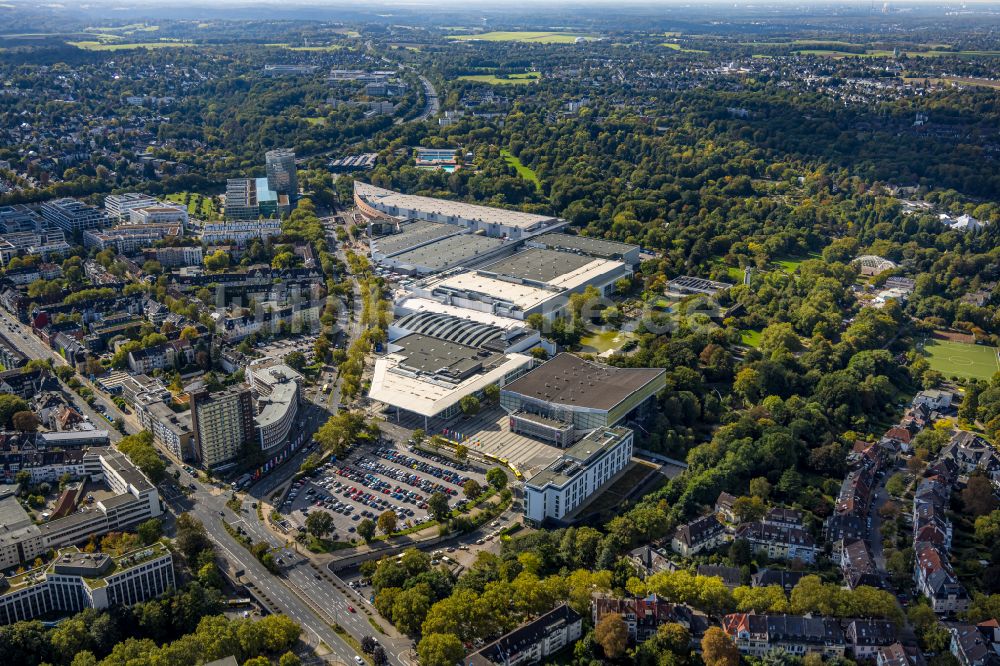 Essen von oben - Gelände der Messe in Essen im Bundesland Nordrhein-Westfalen