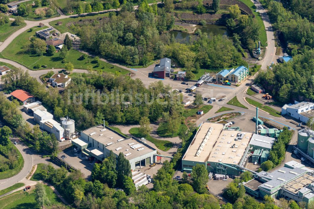 Luftbild Ringsheim - Gelände Müll- und Recycling- Sortieranlage ZAK Kahlenberg in Ringsheim im Bundesland Baden-Württemberg, Deutschland