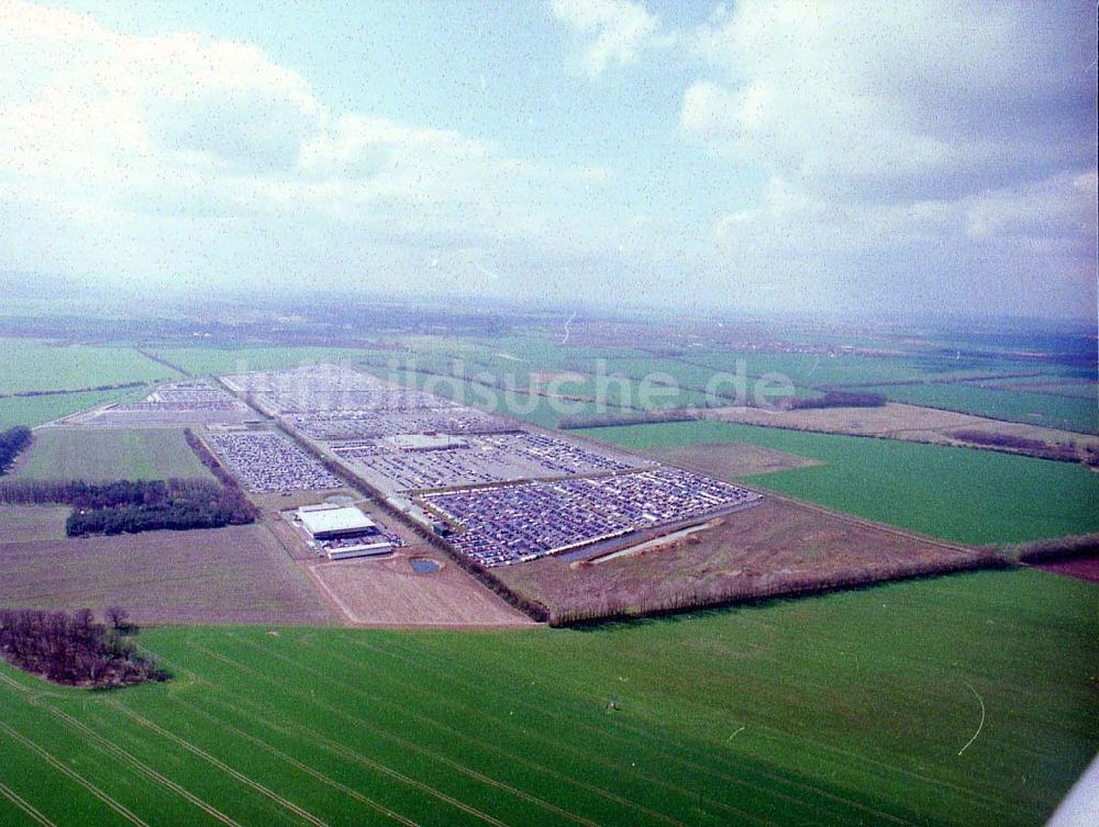 Luftaufnahme Etzin / BRB - Gelände der MOSOLF - Autoservice GmbH in Etzin bei Nauen / BRB