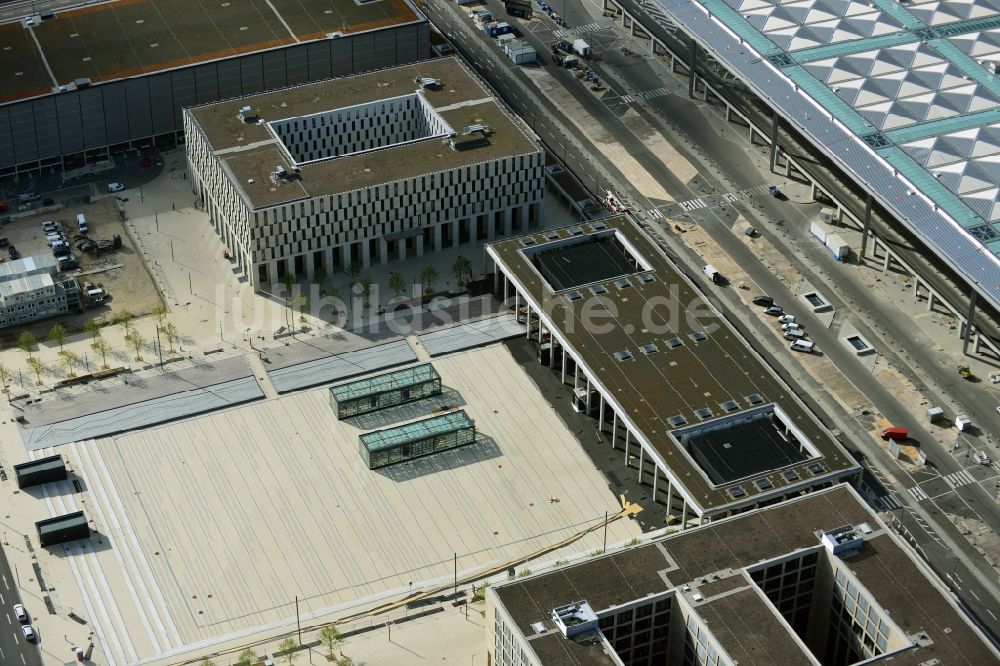 Schönefeld von oben - Gelände des neuen Flughafens BER / BBI BERLIN BRANDENBURG AIRPORT Willi Brandt in Schönefeld im Bundesland Brandenburg