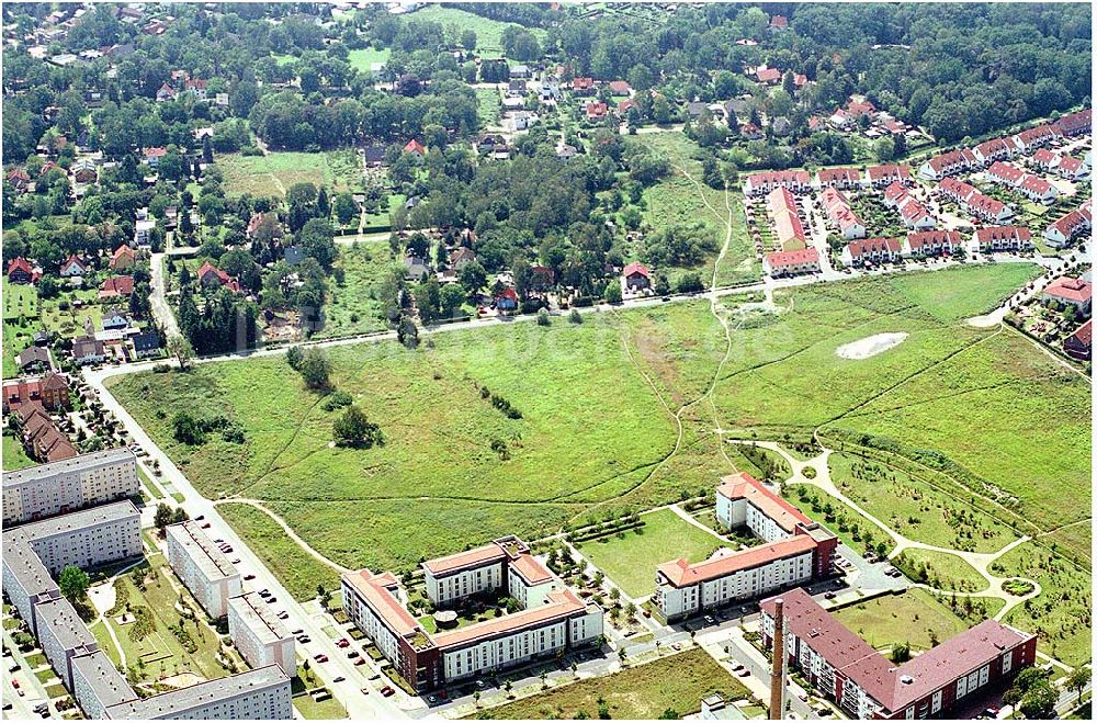 Falkensee / BRB von oben - Gelände der Parkstadt Falkensee der DEGEWO in Falkensee westlich von Berlin