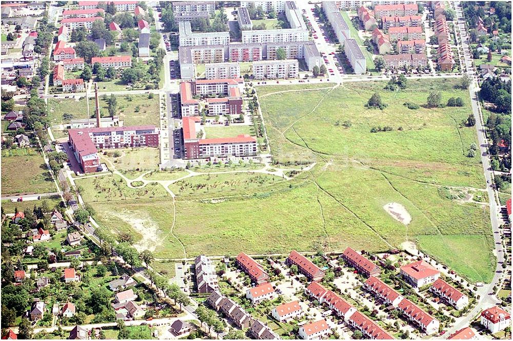 Falkensee / BRB aus der Vogelperspektive: Gelände der Parkstadt Falkensee der DEGEWO in Falkensee westlich von Berlin