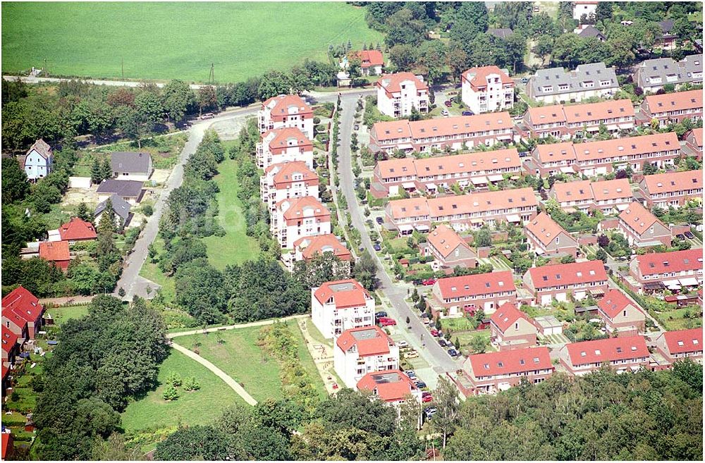 Falkensee / BRB von oben - Gelände der Parkstadt Falkensee der DEGEWO in Falkensee westlich von Berlin