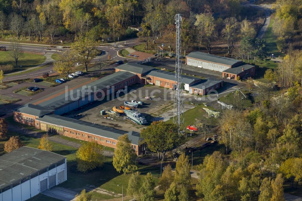 Luftaufnahme Rechlin - Gelände des Rechlin Airpark Flugplatz Rechlin-Lärz in Rechlin im Bundesland Mecklenburg-Vorpommern