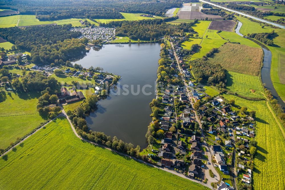 Ternsche aus der Vogelperspektive: Gelände des Reitverein Pferdefreunde Stevertal e. V. in Ternsche im Bundesland Nordrhein-Westfalen, Deutschland