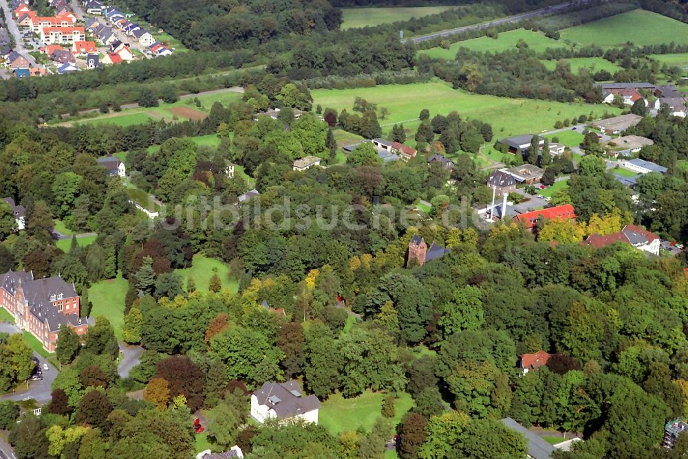 Langenfeld aus der Vogelperspektive: Gelände der Rheinischen Landesklinik Langenfeld in Nordrhein-Westfalen