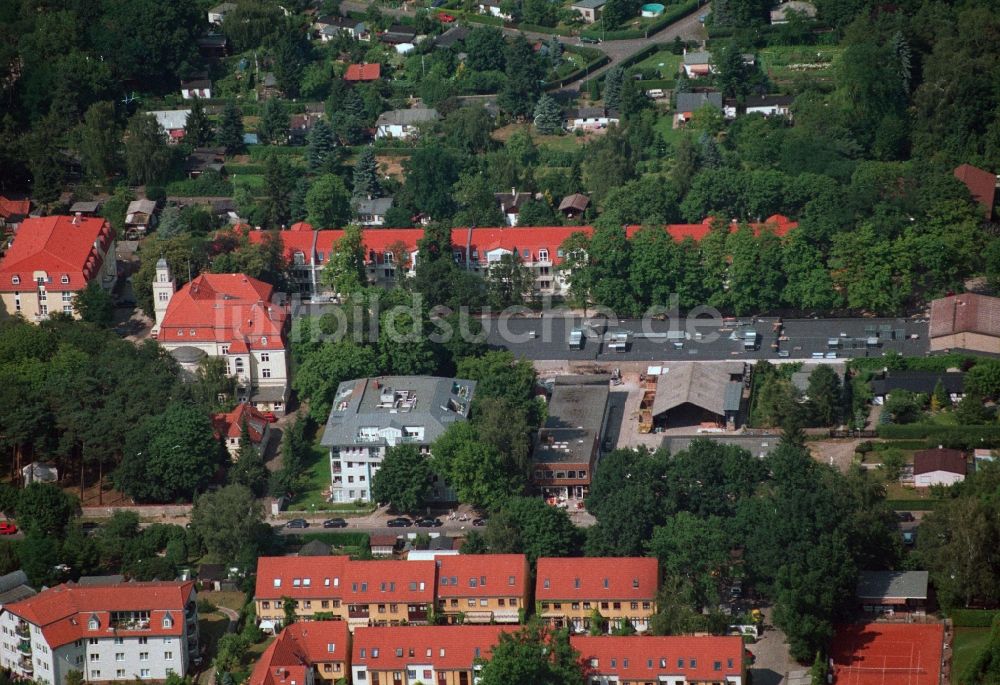 Luftbild Berlin Spandau - Gelände des SchulUmweltZentrum, dem früheren Förderverein der Gartenarbeitsschule Hakenfelde in Berlin - Spandau