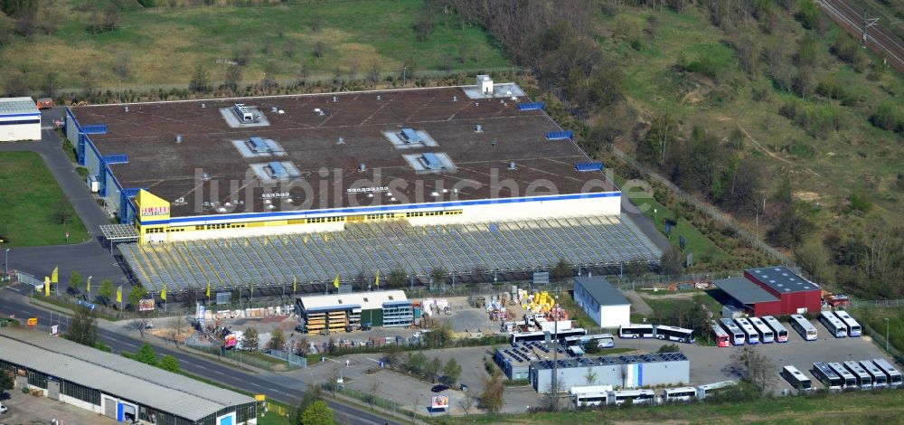 Luftbild Falkensee - Gelände des SELGROß - Markt in Falkensee im Bundesland Brandenburg