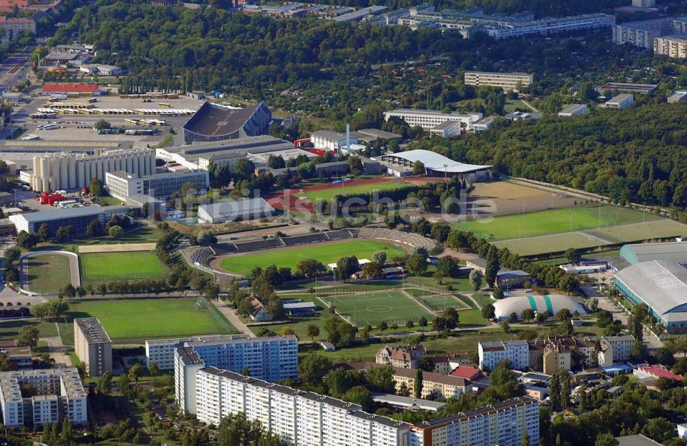 Luftbild Berlin-Hohenschönhausen - Gelände des Sportforum Berlin Hohenschönhausen