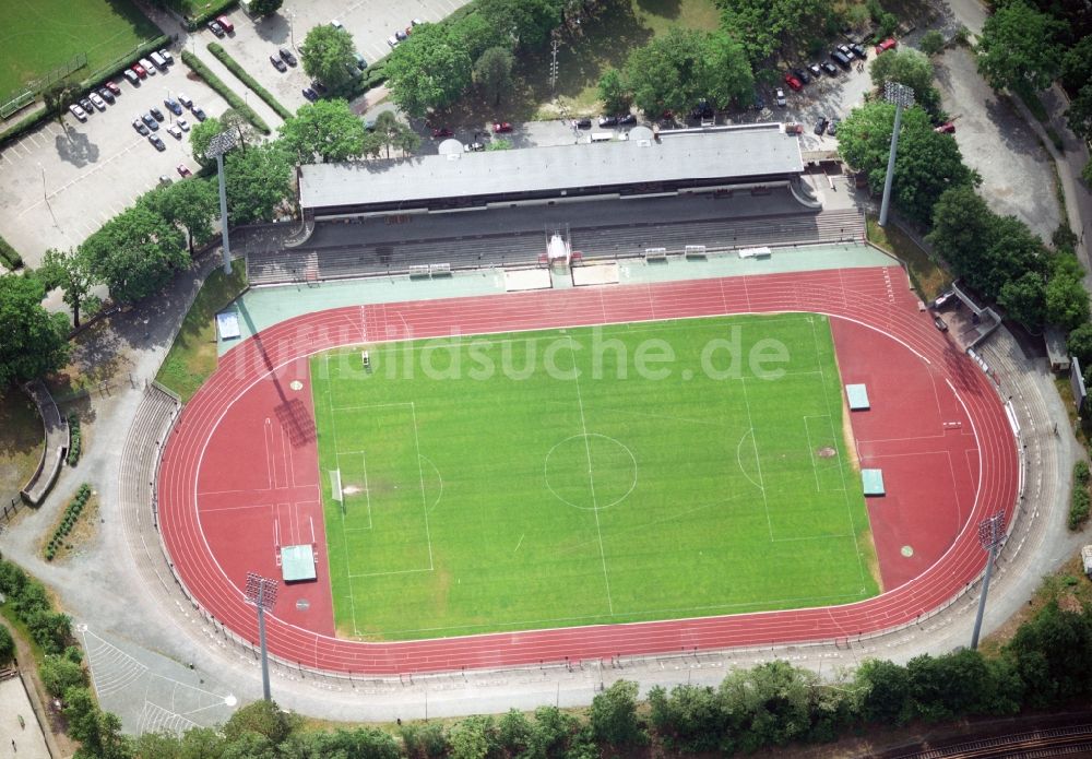 Luftbild Berlin - Gelände des Sportpark am Mommsenstadion in Charlottenburg-Wilmersdorf in Berlin