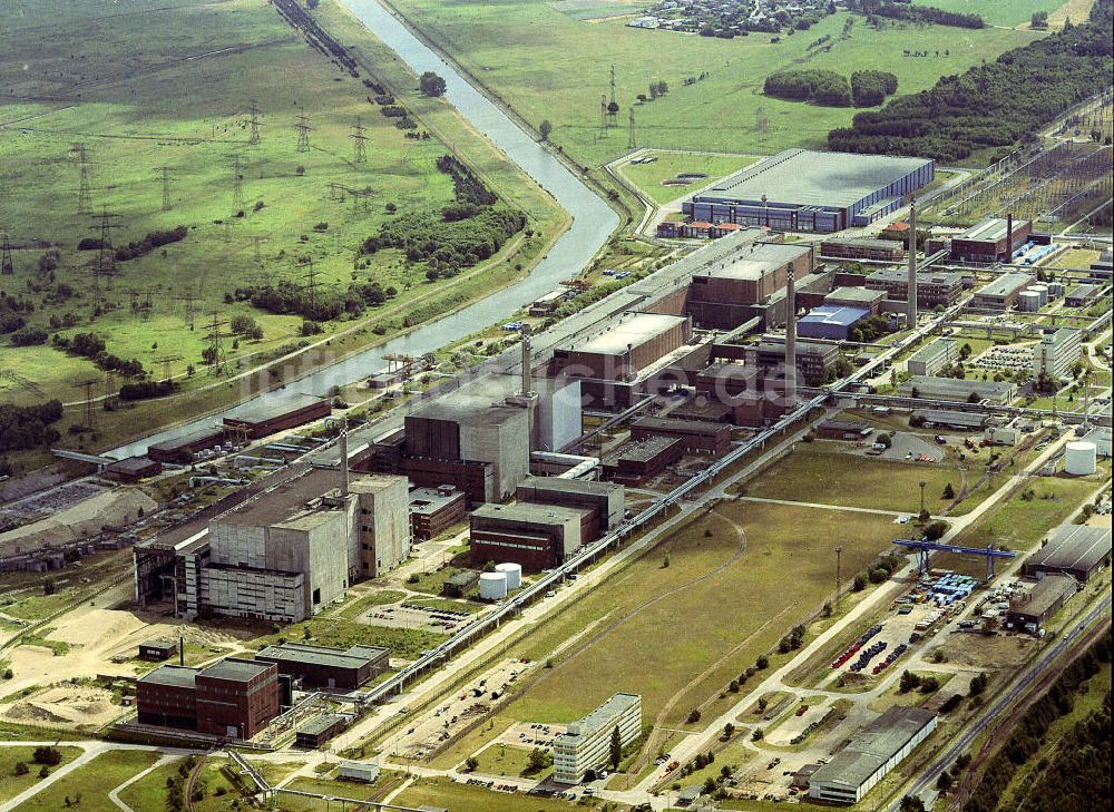 Luftaufnahme Lubmin - Gelände des stillgelegten KKW Kernkraftwerk Lubmin