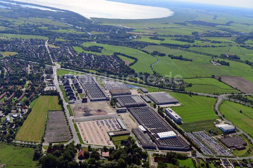 Luftbild Schortens OT Roffhausen - Gelände des Technologie Centrum Nordwest ( TCN ) - ehemaligen Olympia Werke in Schortens OT Roffhausen im Bundesland Niedersachsen