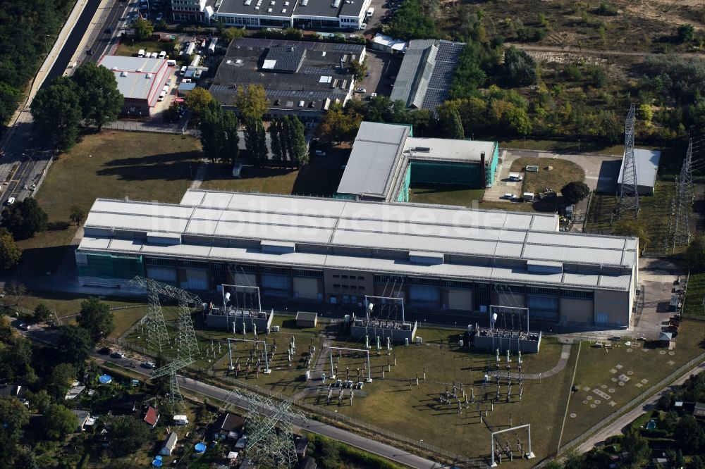 Berlin von oben - Gelände des Umspannwerkes Rummelsburger Landstraße in Berlin