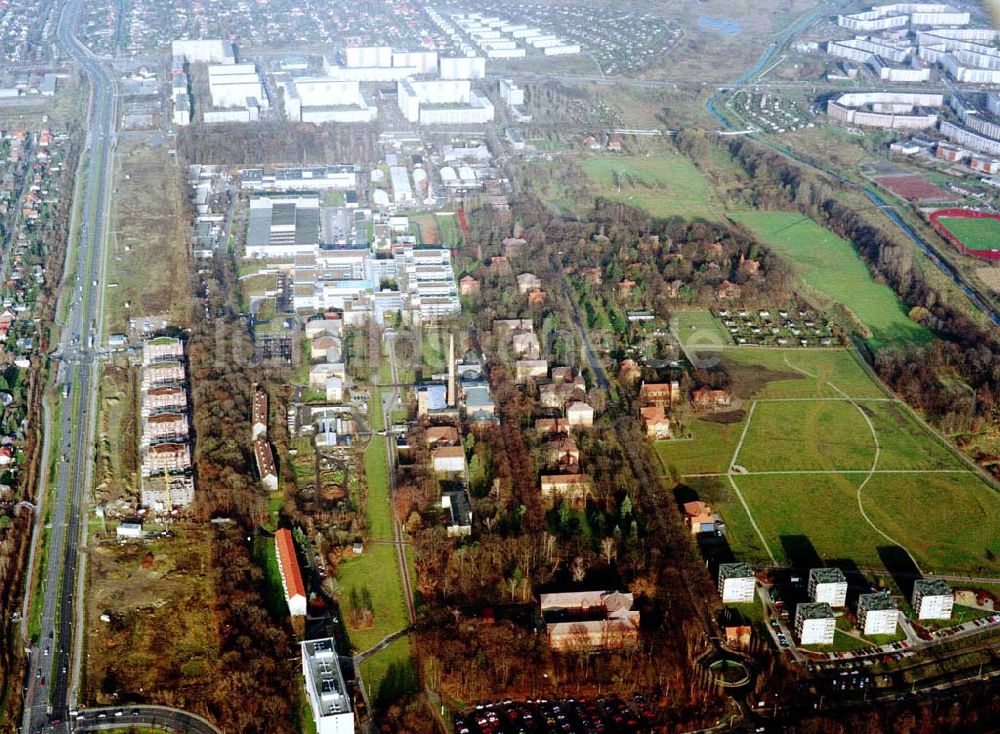 Berlin - Biesdorf von oben - Gelände der Unfallklinik Marzahn.