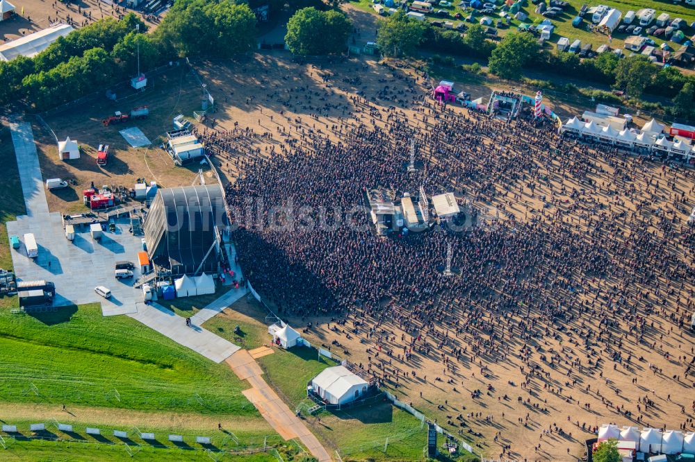 Luftbild Wacken - Gelände des Wacken Musik- Festival in Wacken im Bundesland Schleswig-Holstein, Deutschland