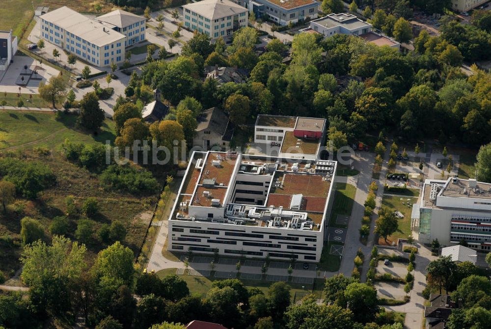 Luftaufnahme Halle (Saale) - Gelände des Weinberg Campus Halle