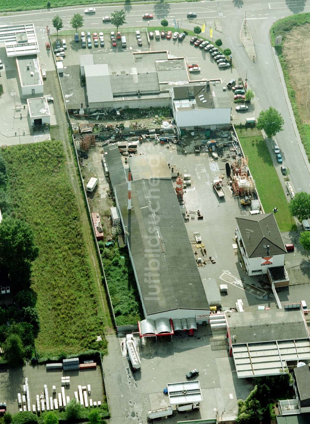 Luftbild Köln - Gelände der WERNER DIENER GmbH & Co KG an der Niederkasseler Straße in 51147 Köln.