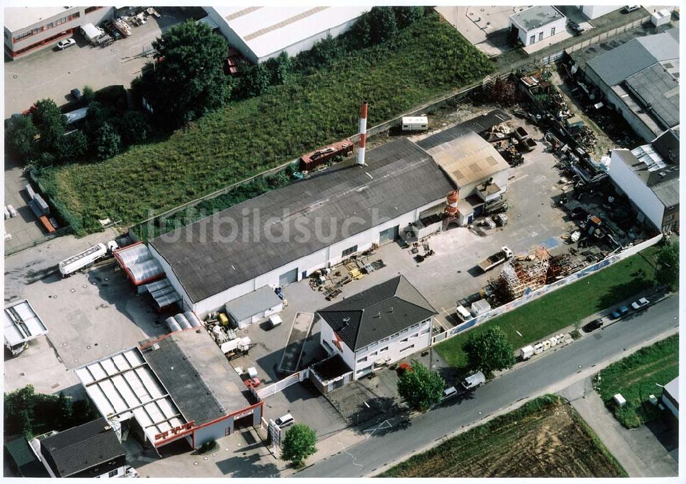 Luftbild Köln - Gelände der WERNER DIENER GmbH & Co KG an der Niederkasseler Straße in 51147 Köln.