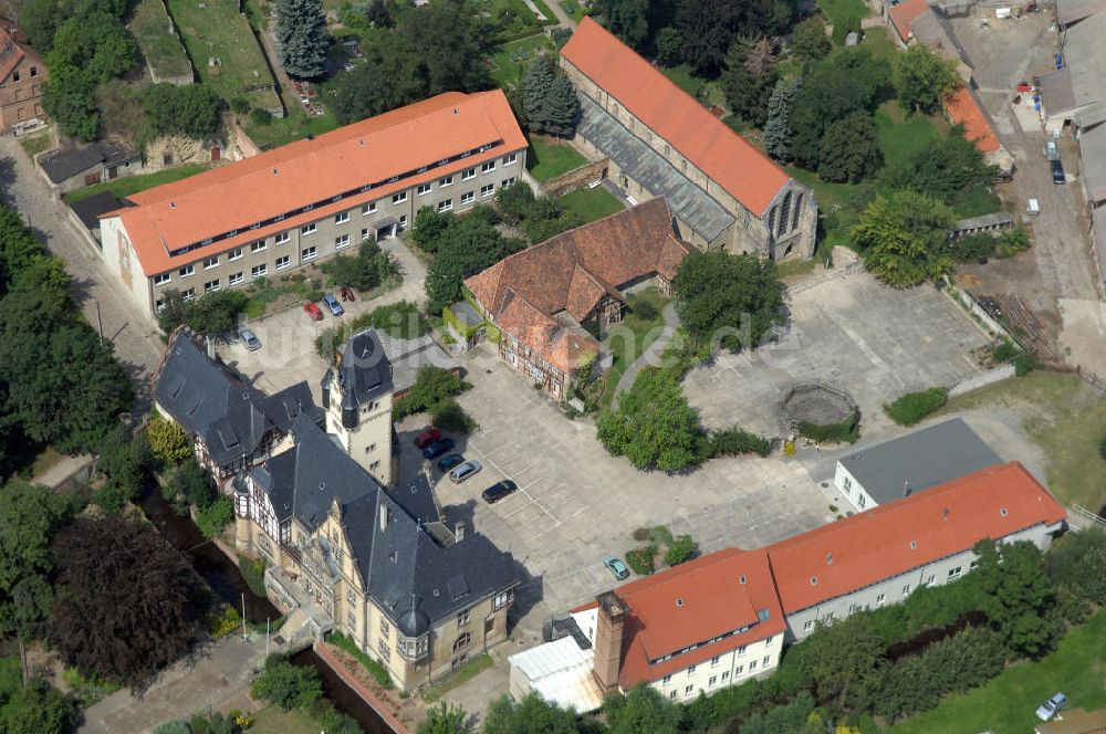 Quedlinburg aus der Vogelperspektive: Gelände der Wipertikirche Quedlinburg