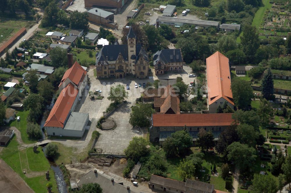 Quedlinburg aus der Vogelperspektive: Gelände der Wipertikirche Quedlinburg