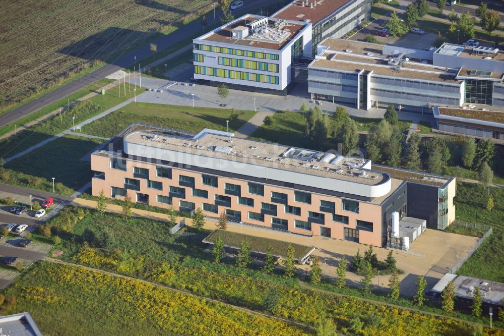 Luftaufnahme Potsdam - Gelände des Wissenschaftsparks Golm im Ortsteil Golm in Potsdam im Bundesland Brandenburg
