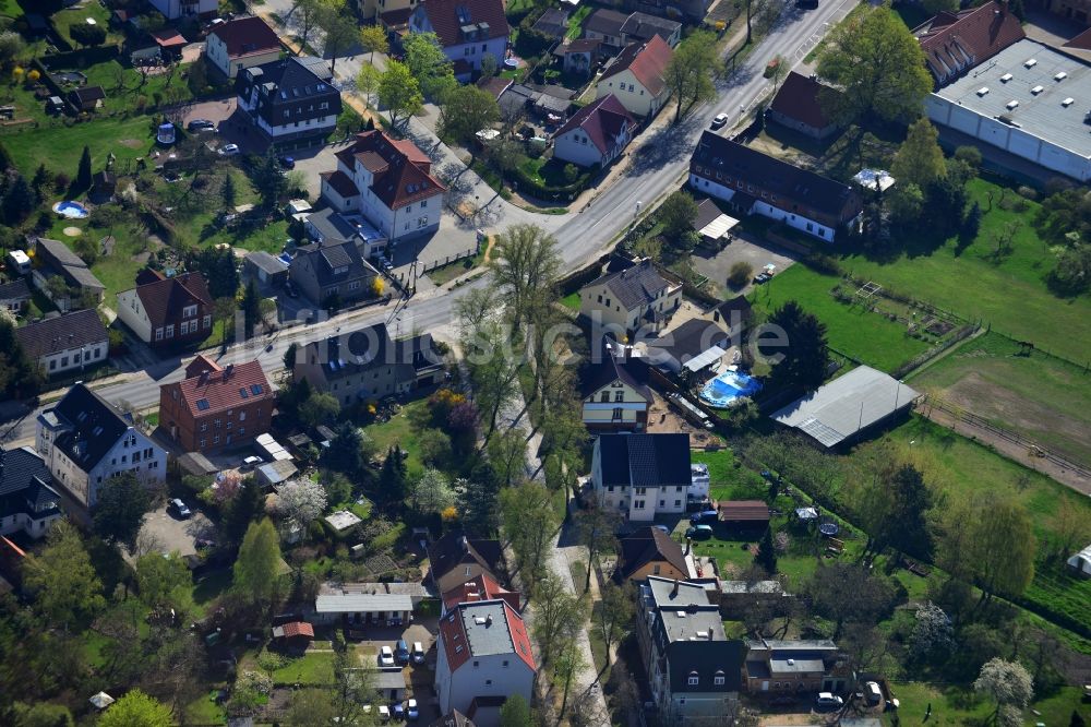 Luftbild Falkensee - Gelände der Wohngebiete an der Falkenhagener Straße / Bredower Straße in Falkensee im Bundesland Brandenburg