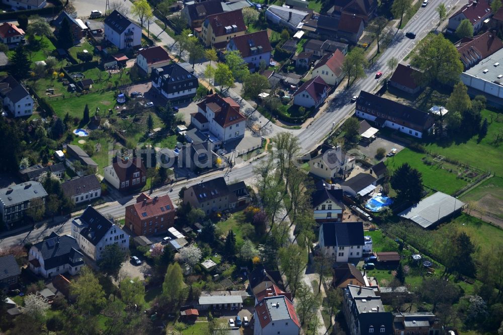 Luftbild Falkensee - Gelände der Wohngebiete an der Falkenhagener Straße / Bredower Straße in Falkensee im Bundesland Brandenburg