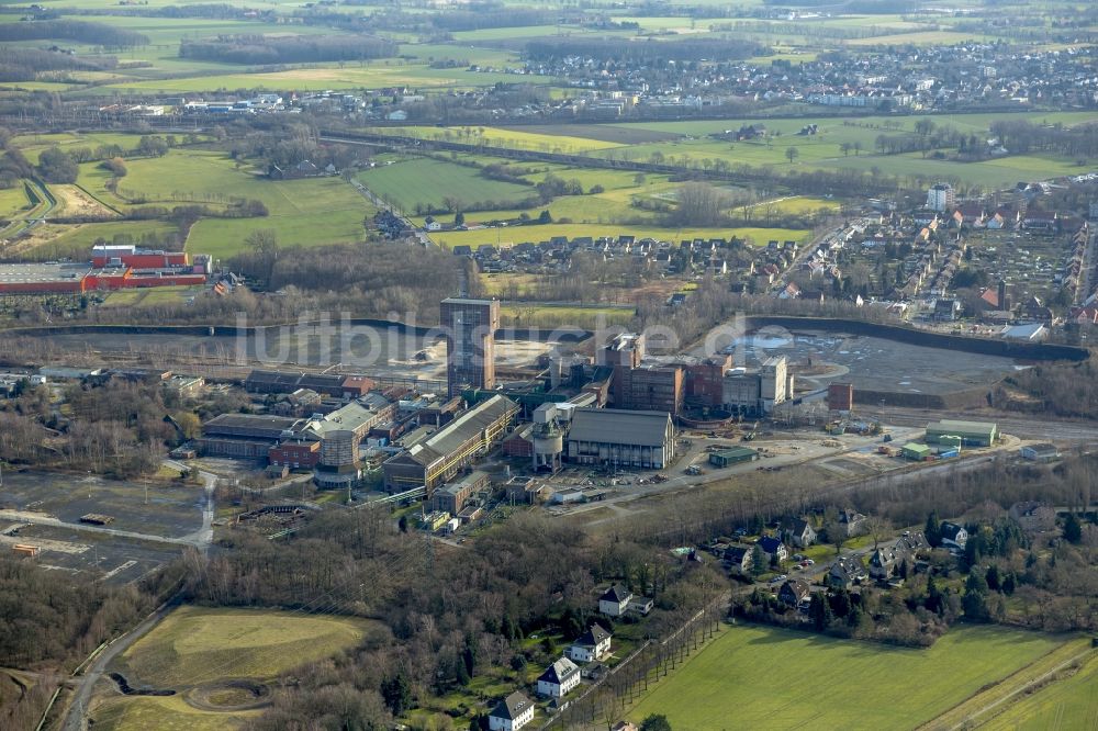 Luftbild Hamm - Gelände der Zeche Heinrich-Robert, Bergwerk Ost in Hamm im Bundesland Nordrhein-Westfalen