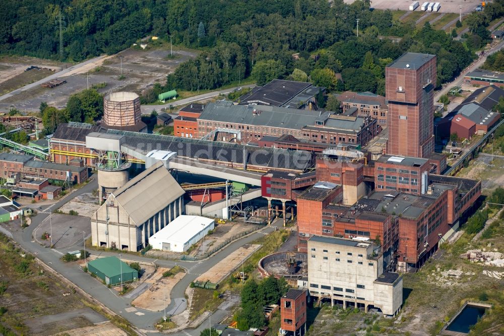 Hamm aus der Vogelperspektive: Gelände der Zeche Heinrich-Robert, Bergwerk Ost in Hamm im Bundesland Nordrhein-Westfalen