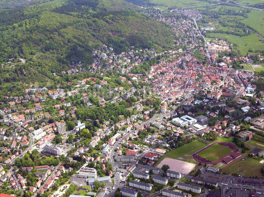 Luftbild Gelnhausen / Hessen - Gelnhausen in Hessen