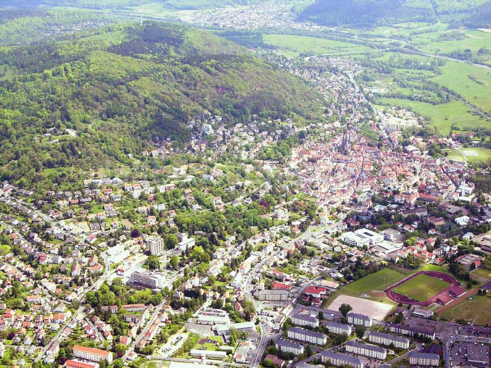 Luftaufnahme Gelnhausen / Hessen - Gelnhausen in Hessen